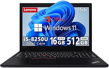 大画面ノートパソコン【L580】Corei5第8世代・Windows11・カメラ Lenovo 【CPU:第8世代Core-i5+Webカメラ内蔵+テンキー】Lenovo